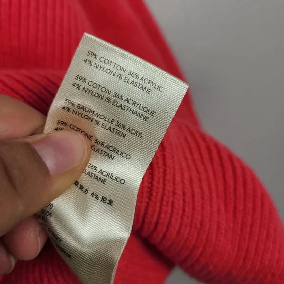 Free People Easy Street Oversized Bright Hot Pink Pullover Crewneck Sweater XL - Picture 7 of 11